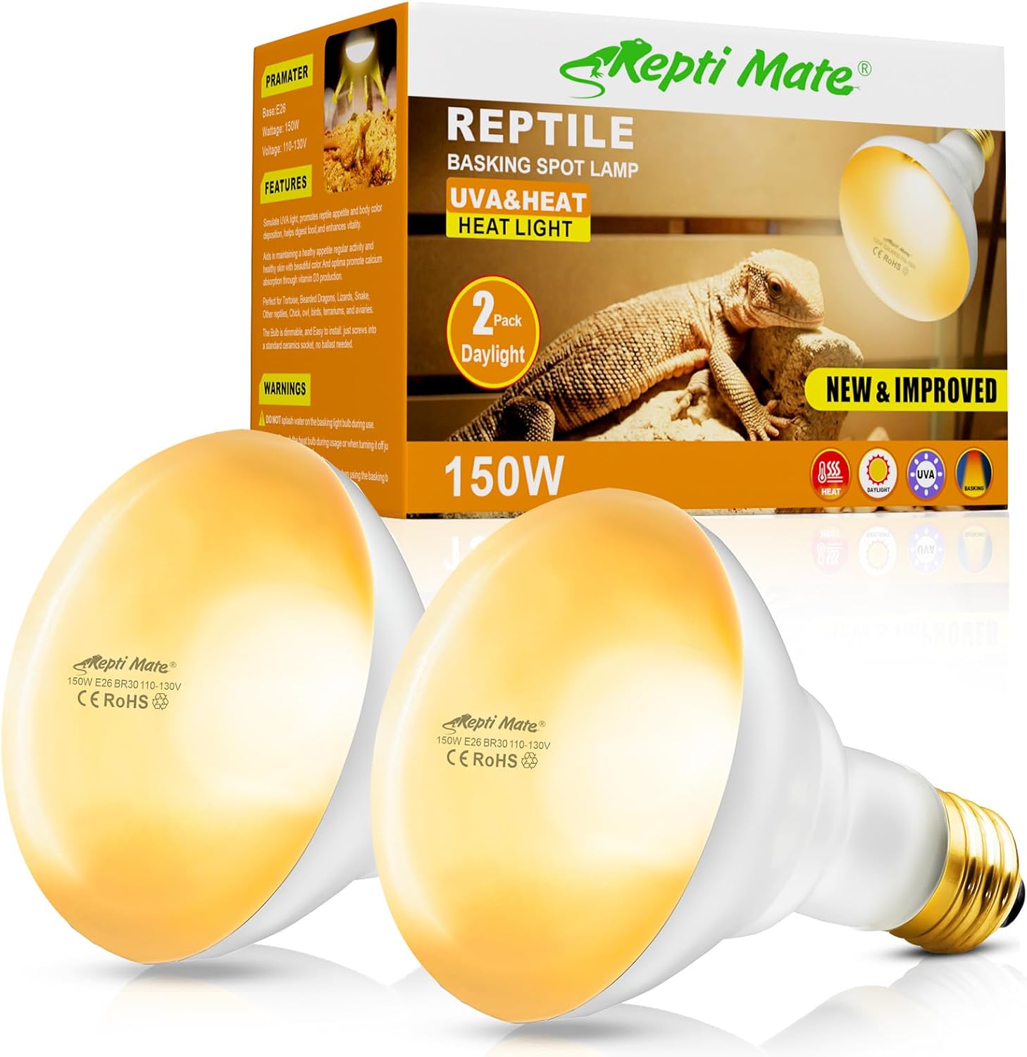 reptile heat bulb