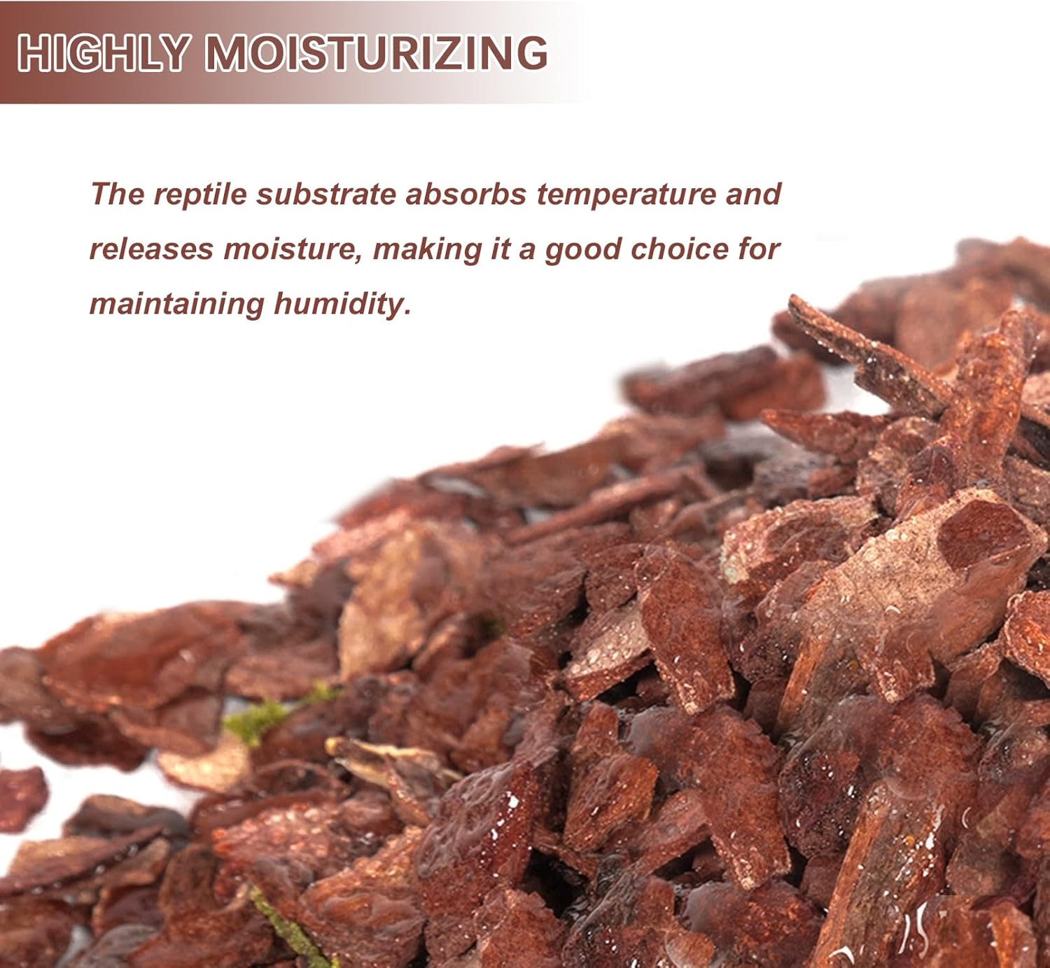 BNOSDM Reptile Cork Bark Substrate Bedding Tortoise Natural Cork Wood Chips Reptile Breeding Bedding Habitat Decor for Ball Python Lizard Snake Spiders Geckos Bearded Dragons Hermit Crabs (0.99LB) - Happypetzone.online - Image 3