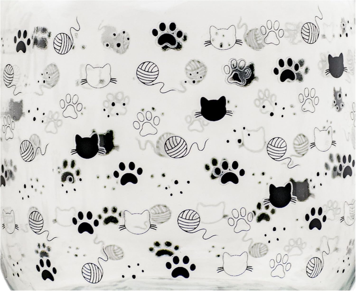 10 Strawberry Street Cat Ears Pet Treat Canister, Black - Happypetzone.online - Image 3
