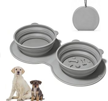 portable dog feeder travel