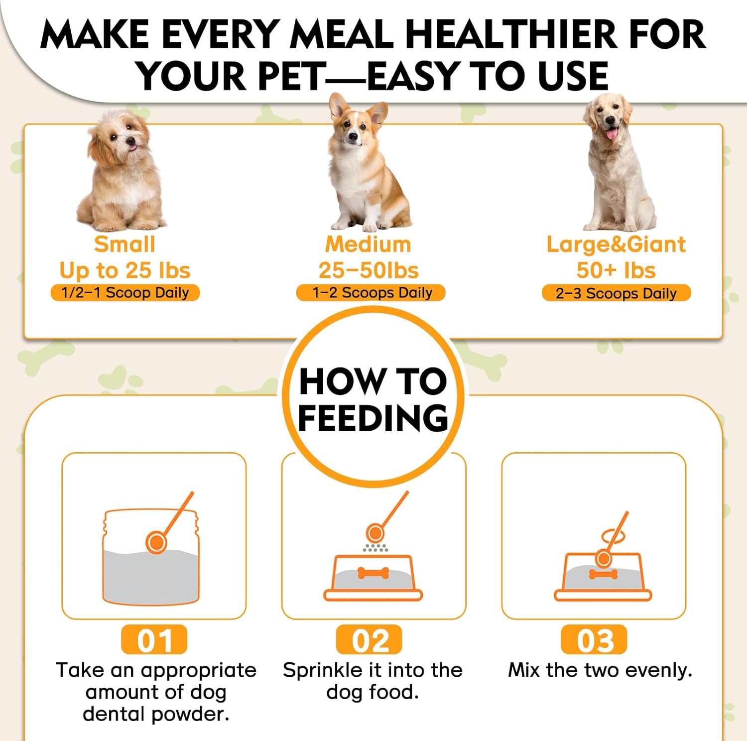 Dog Dental Powder, Dog Teeth Cleaning Powder- Natural Breath Freshener for Dogs, Tartar & Plaque Remover, Dental Care for Small, Medium, Large Dogs & Cats (Dog Dental Powder) - Happypetzone.online - Image 5