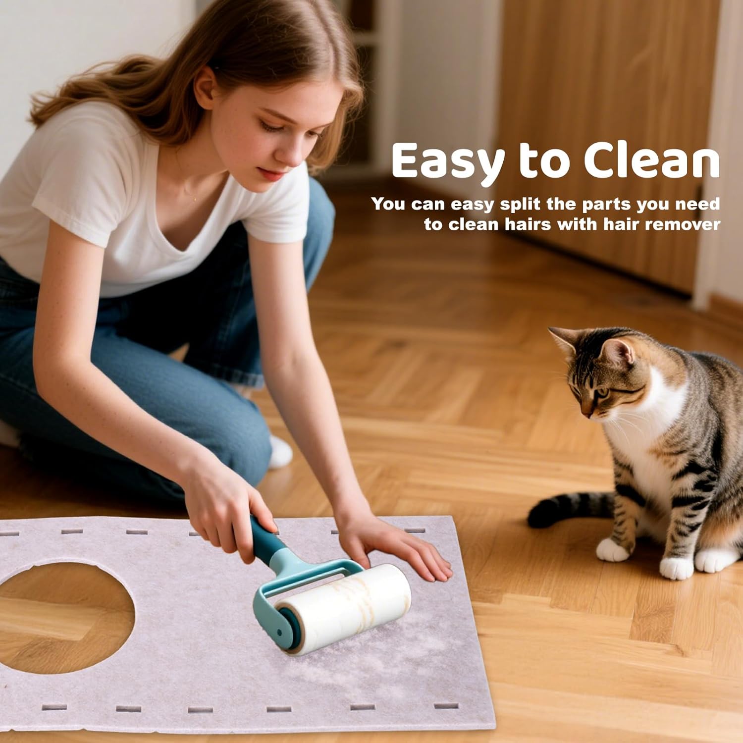 Mity Rain Cat House for Indoor Cats, Foldable Felt Bed Cave with Tunnel & Cat Ball Toy, Large Cat Bed Up for Play, Soft & Warm Cat Beds & Furniture for Indoor Kitten Adult Cats - Happypetzone.online - Image 5