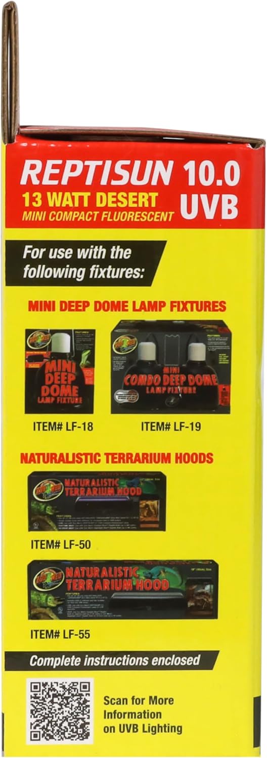 Zoo Med ReptiSun 10.0 Mini Compact Fluorescent Lamp 13 Watts - Happypetzone.online - Image 3