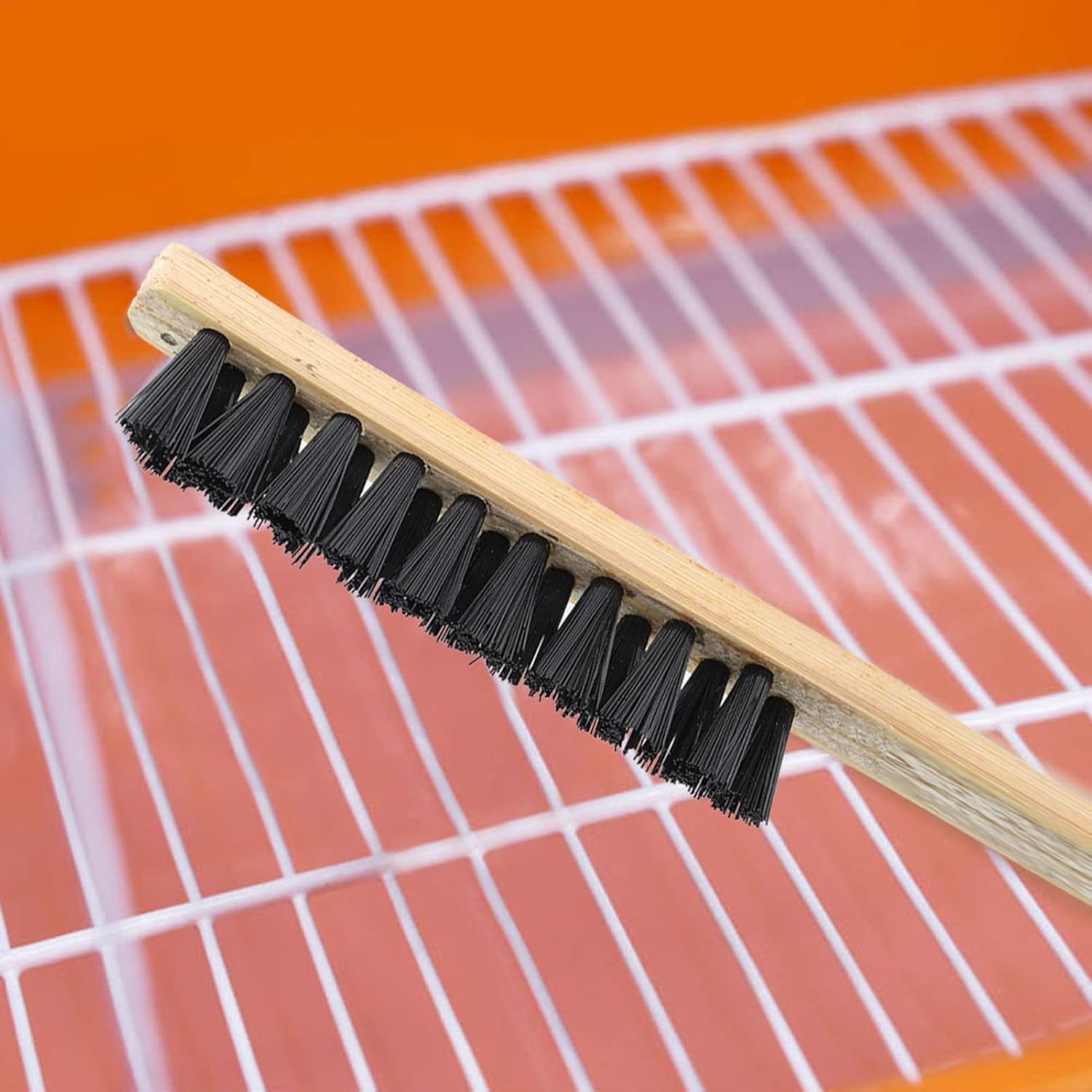 3pcs Bird Cage Cleaner Brush, Wooden Birdcage Brush, Long Handle Bird Cage Brushs Suitable for Routine Maintenance of Various Sized Cage Bodies - Happypetzone.online - Image 5