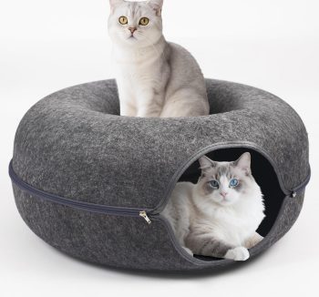 cat bed donut