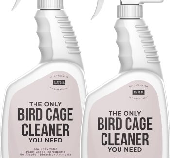 bird cage cleaning spray