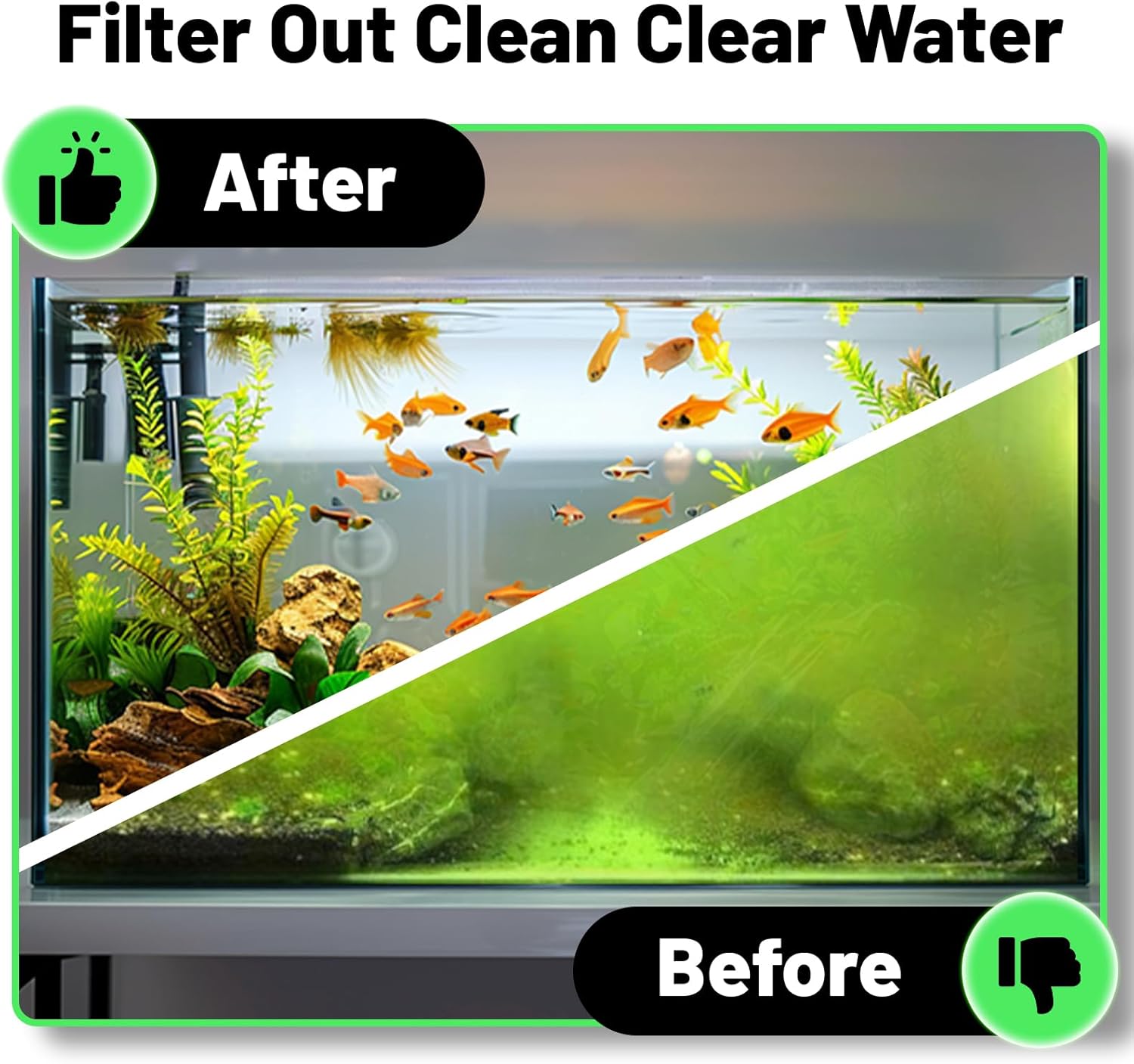 hygger 3/4'' Thick Aquarium Filter Floss 12"x 86" Poly Fiber Fish Tank Filter Media Water Polishing Filter Pad for Sump Canister Hang On Back Filter Cut to Size - Happypetzone.online - Image 4