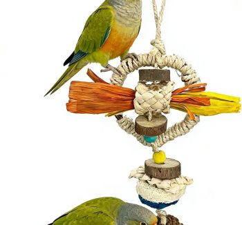 bird toys safe natural
