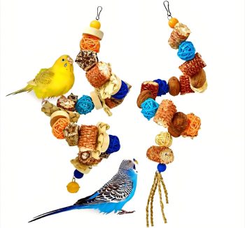 bird toys safe natural