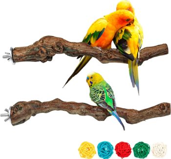 bird perch wood natural