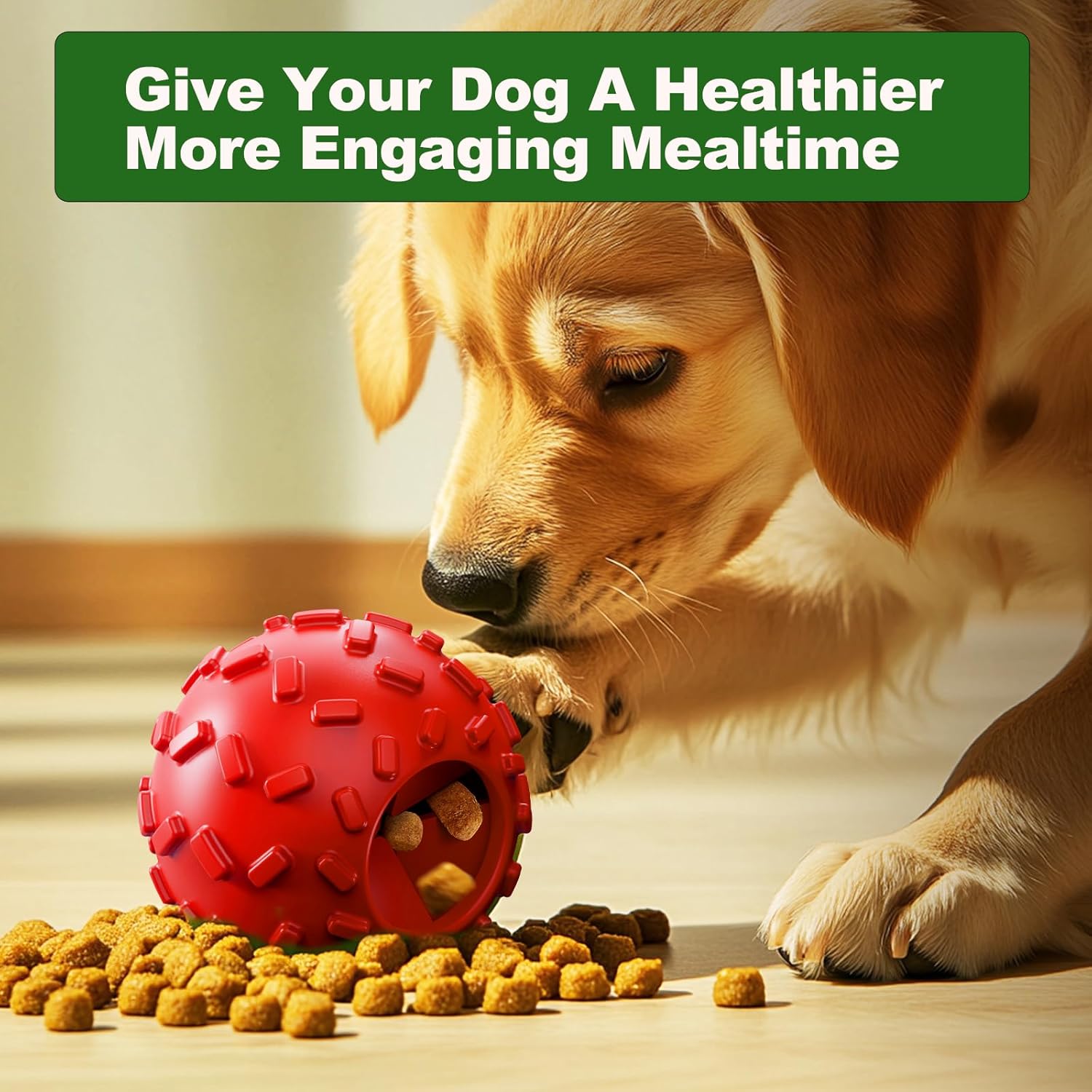 Treat Dispensing Dog Toys - Interactive Cognitive Dog Treat Toy,Puzzle Ball for Puppies & Small Dogs,Promotes Slow Eating, Reduces Stress,Perfect for Fetch,Chewing & Training - Happypetzone.online - Image 4