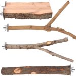 bird perch wood natural