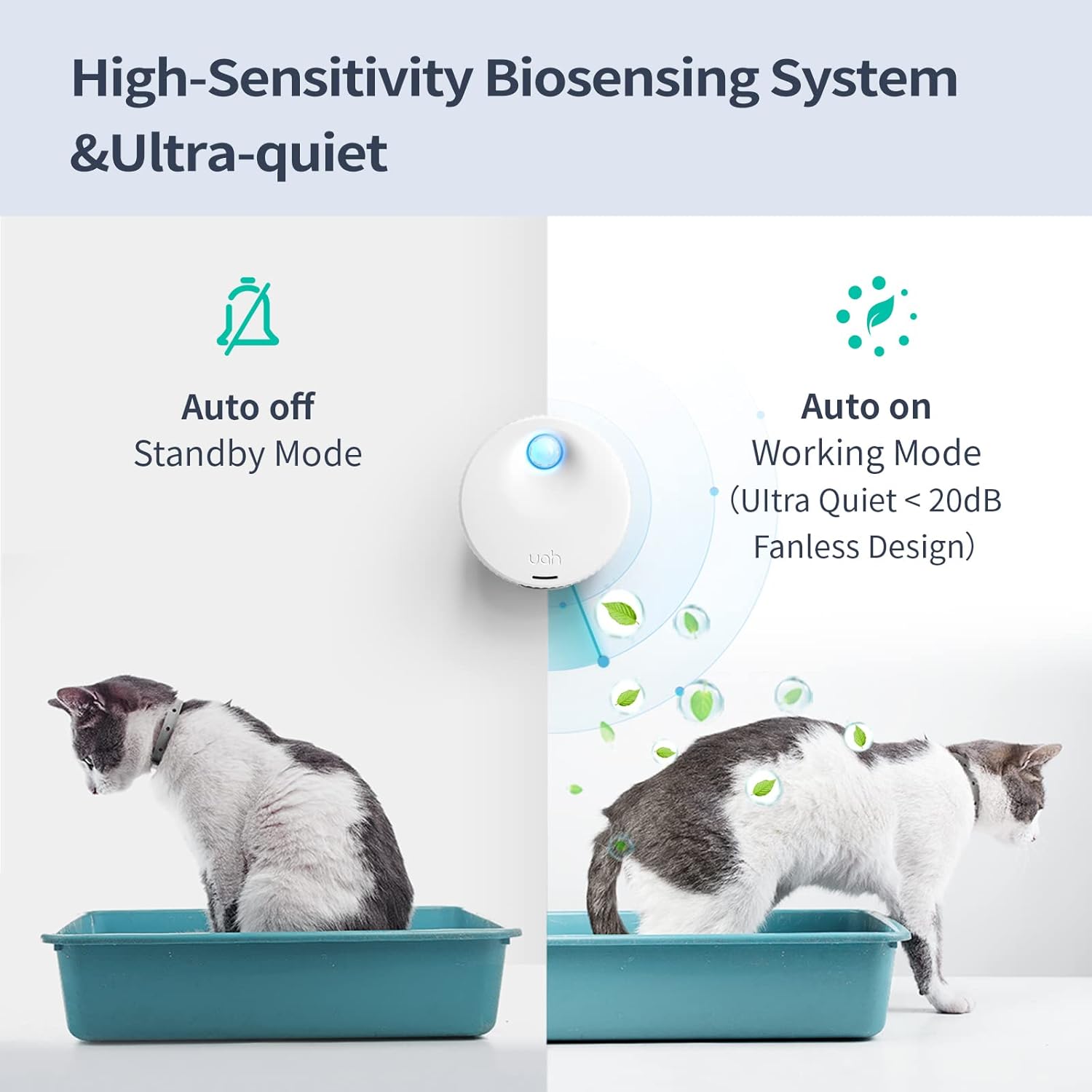 uahpet Cat Litter Deodorizer Odor Eliminator 99.9% Dust-Fall for All Kinds of Cat Litter Box Bathroom Wardrobe Kitchen and Small Area( 80% Deodorization /99% Deodorization) - Happypetzone.online - Image 4