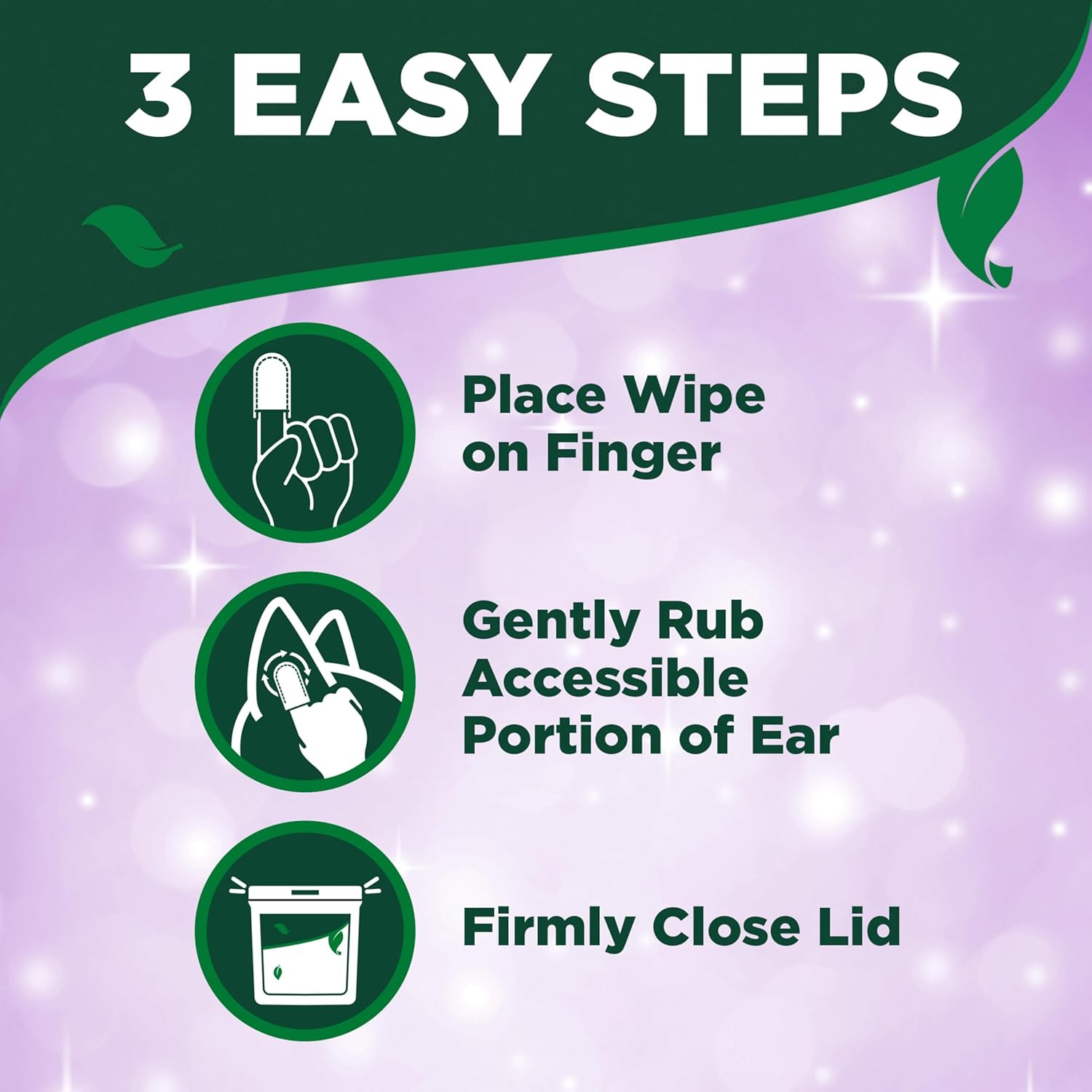 Vet's Best Ear Relief Finger Wipes, Ear Cleansing Finger Wipes for Dogs, Sooths & Deodorizes, 50 Disposable Dog Wipes - Happypetzone.online - Image 5
