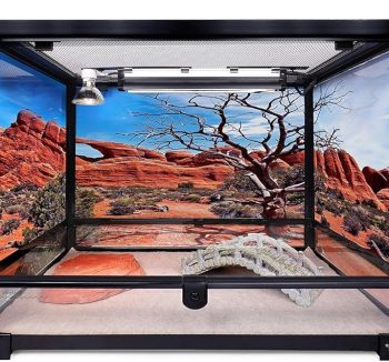 reptile cage front opening