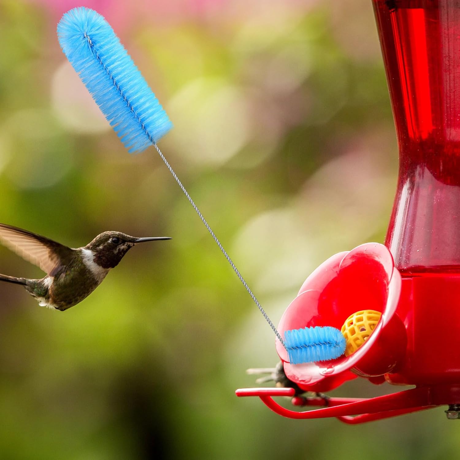 Hummingbird Feeder Cleaning Brush 19 Pieces 3 Size Mini Nylon Double Headed 2 in 1 Hummingbird Brush Hard to Reach Places Tiny Cleaning Kit(Blue) - Happypetzone.online - Image 3