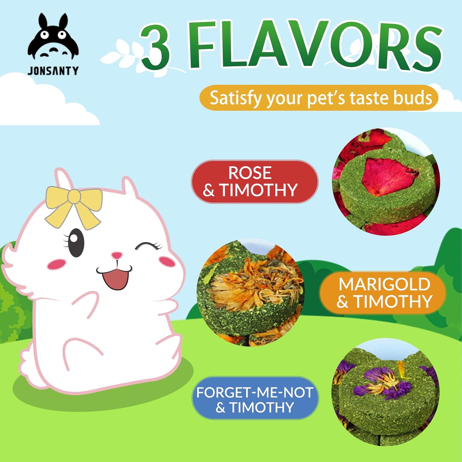 50-60 PCS Natural Rabbit Chew Toys, Treats, Timothy Sticks, Apple Sticks, Sweet Bamboo for Guinea Pig, Hamster, Chinchilla, Rat, Small Animals - Happypetzone.online - Image 5