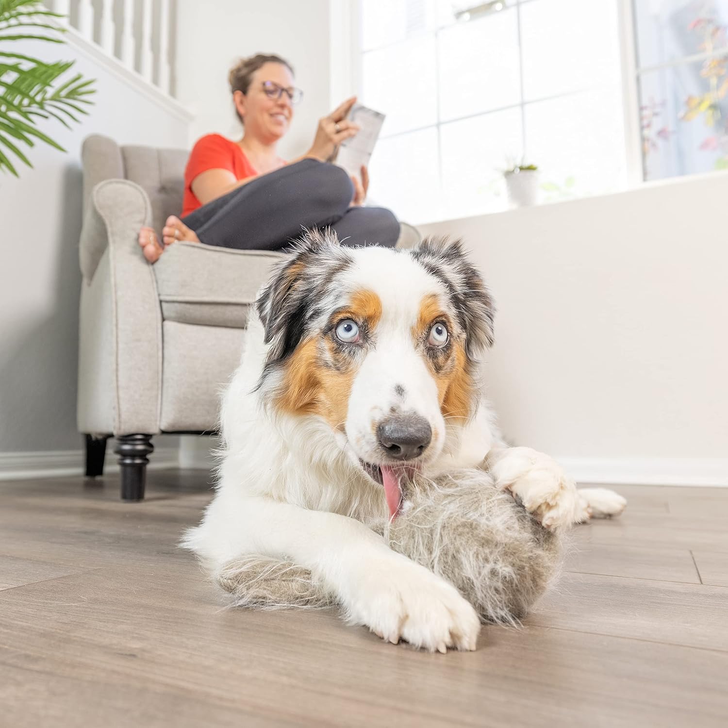 Hyper Pet Doggie Tail Interactive Plush Automatic Dog Toys, Durable, Wiggles, Vibrates, and Barks, Batteries Included, for All Dog Breeds, Boredom Buster - Happypetzone.online - Image 2