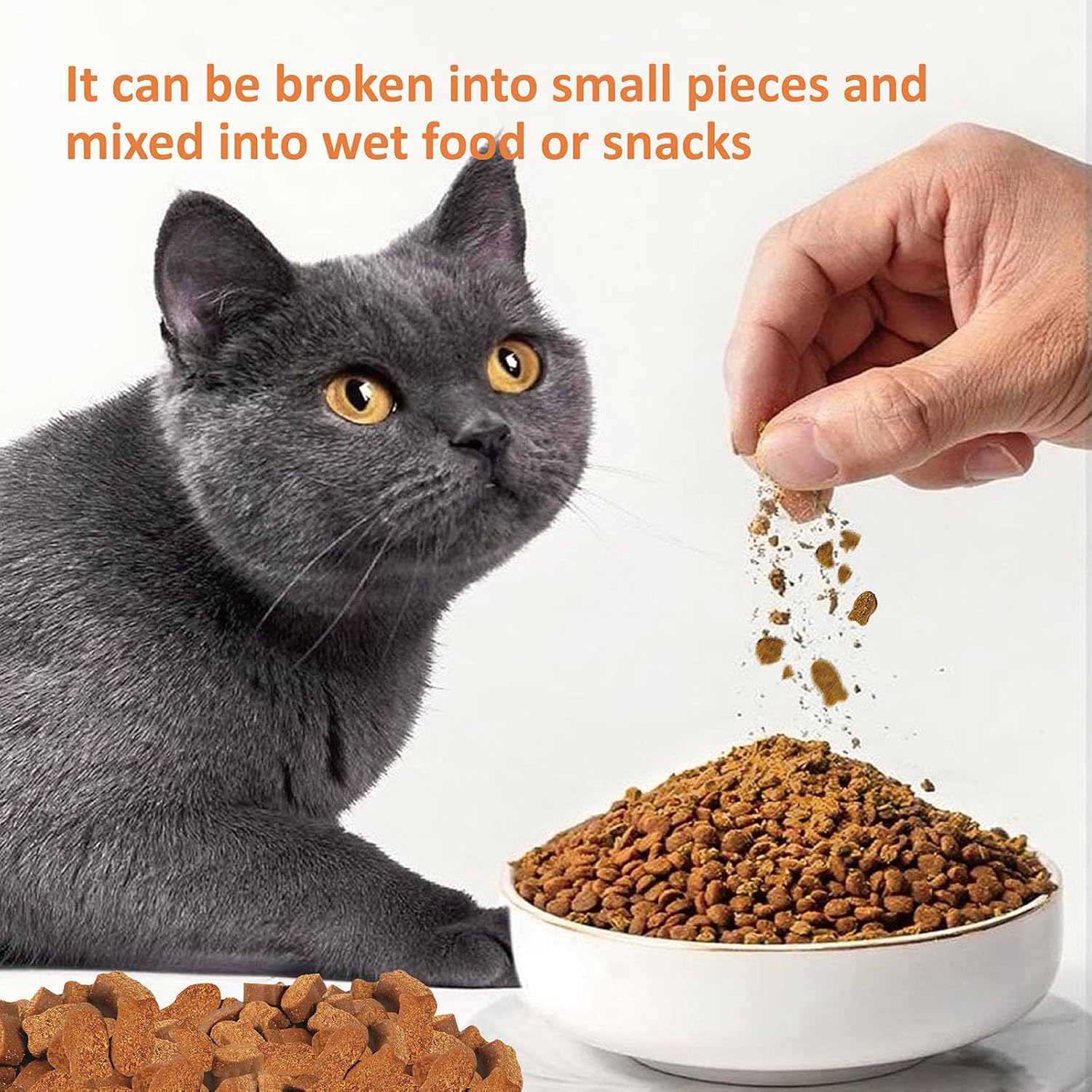 Cat Allergy Relief Chews for Seasonal Allergies - Itchy Skin, Sneezing & Paw Licking Remedy with Colostrum, Probiotics 300M CFU & Omega 3, Salmon Flavor Soft Chews, 100 Count - Happypetzone.online - Image 7