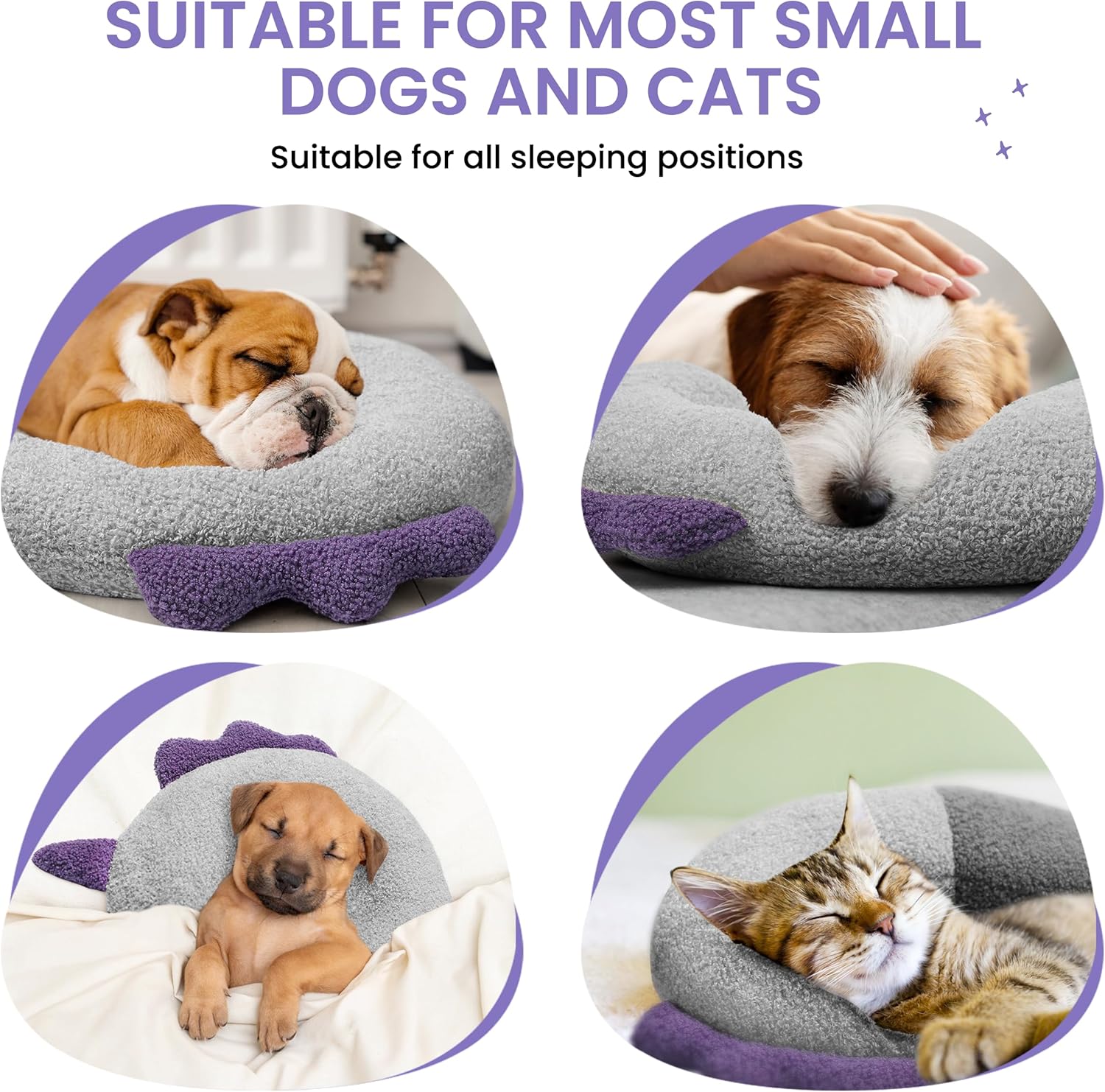 HiPetpy Dog Calming Pillow - Soft Neck Pillow for Dogs, Washable Sleep Pillow for Better Sleep, Reduces Anxiety, Gift for Small/Medium/Large Dogs and Cats - Happypetzone.online - Image 4