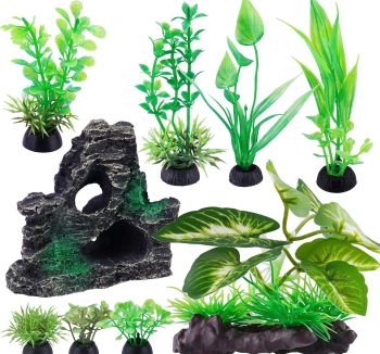 aquarium decoration set