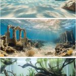 fish tank background decor