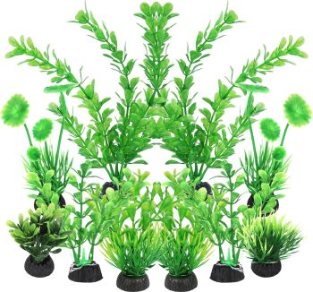 fish tank decorations plants