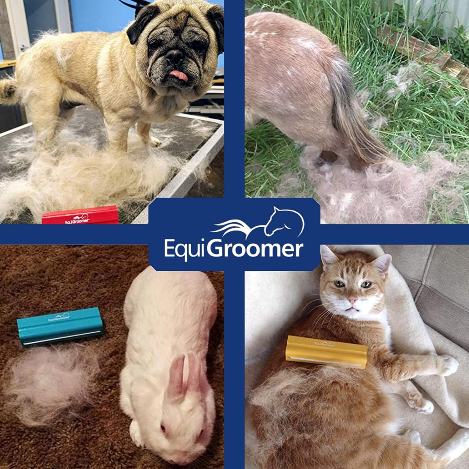 EasyGroomer Deshedding Brush for Dogs & Cats – Undercoat Grooming Tool for Short & Long Hair, Removes Loose Fur & Dirt, Reduces Shedding for Small & Large Pets, Pink - Happypetzone.online - Image 6