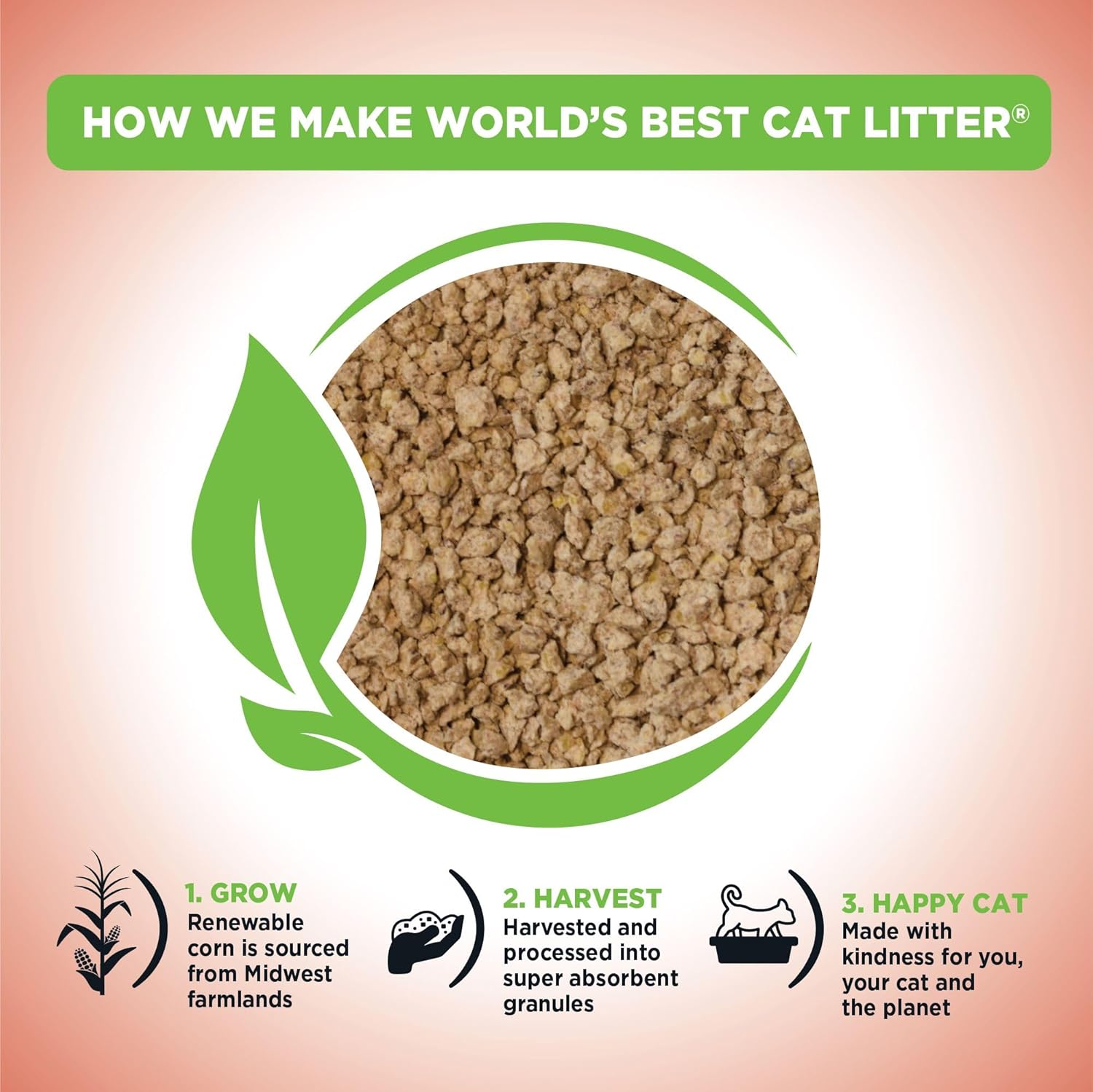 WORLD'S BEST CAT LITTER Poop Fighter Maximum Odor Defense, 15-Pounds - Natural Ingredients, Quick Clumping, Flushable, 99% Dust Free & Made in USA - Long-Lasting Odor Control & Easy Scooping - Happypetzone.online - Image 3