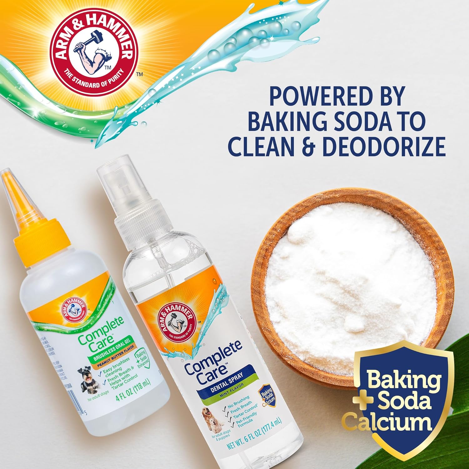 Arm & Hammer Complete Care Brushless Dental Kit for Dogs – Includes No-Brush Oral Gel + Dog Dental Spray, Fresh Breath, Tartar Control, Baking Soda Enhanced Dental Dog Supplies, 4 Fl Oz Each - Happypetzone.online - Image 9