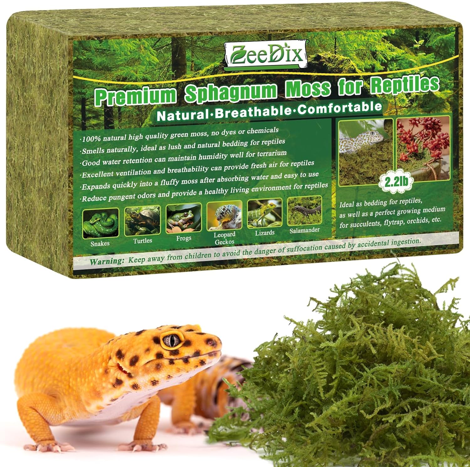 reptile substrate for humidity