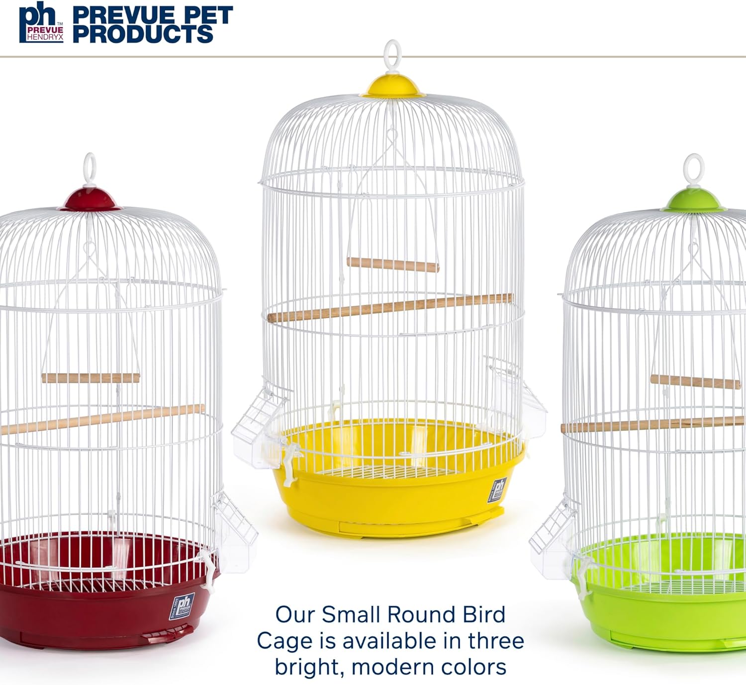 Prevue Hendryx Classic Round Bird Cage, Red, SP31999R,1/2" - Happypetzone.online - Image 10