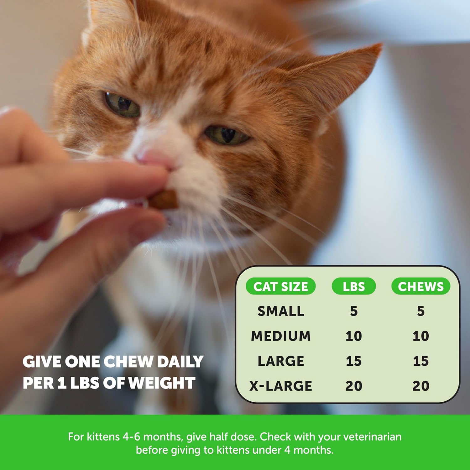 Cat Hairball Support Crunchy & Creamy Chews, Hairball Remedy Treats, Cat Furball Treatment, Supports Skin & Coat, Vitamins for Digestion, Chicken (30-Day Supply) - Happypetzone.online - Image 9