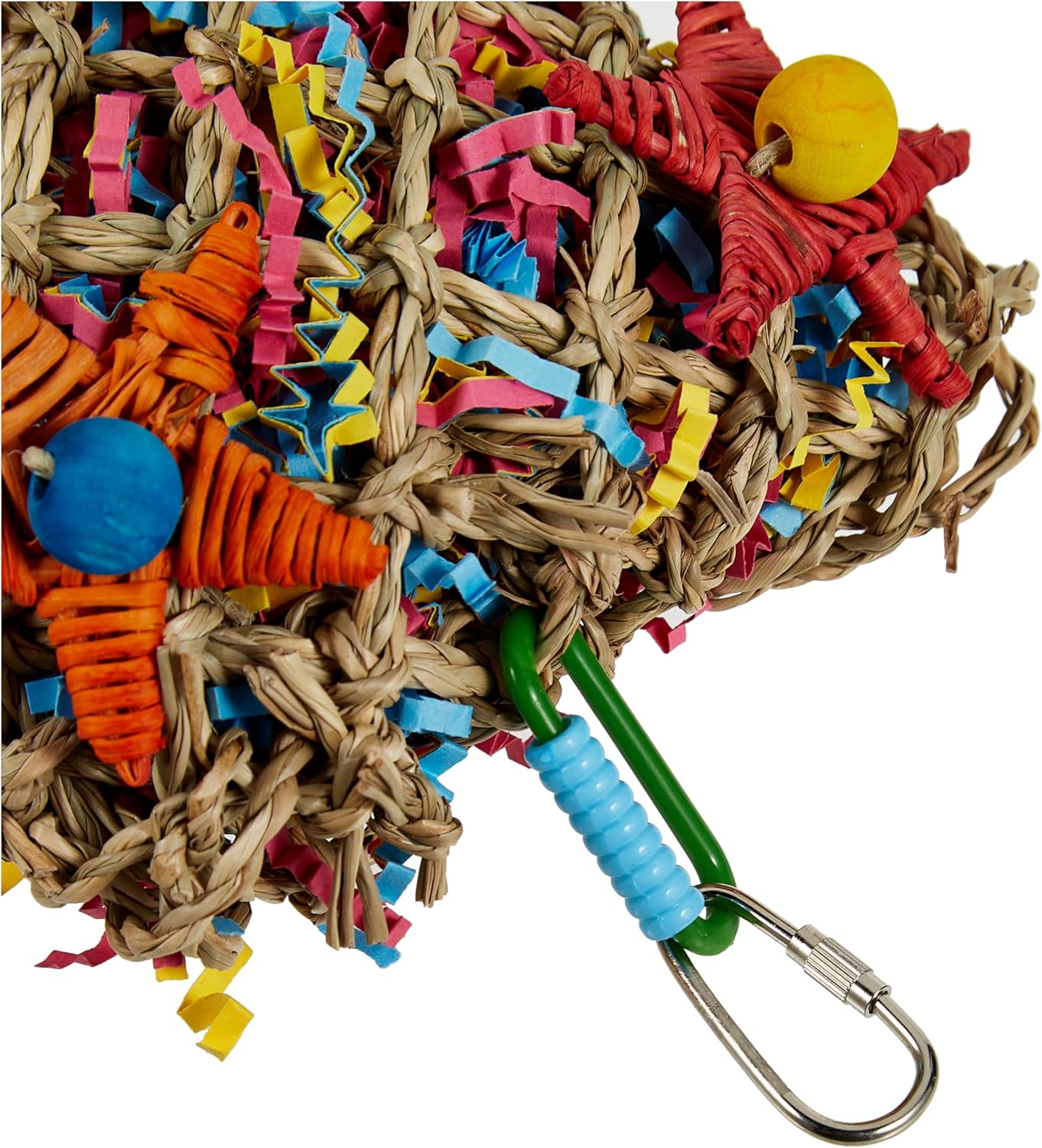 Super Bird Creations SC208 Foraging Toy - Ideal for Small Animals - Fun & Entertaining Animal Toy - Pickin’ Pocket Design - Made with Safe Components - 5” x 3” x 7.5” - Happypetzone.online - Image 2