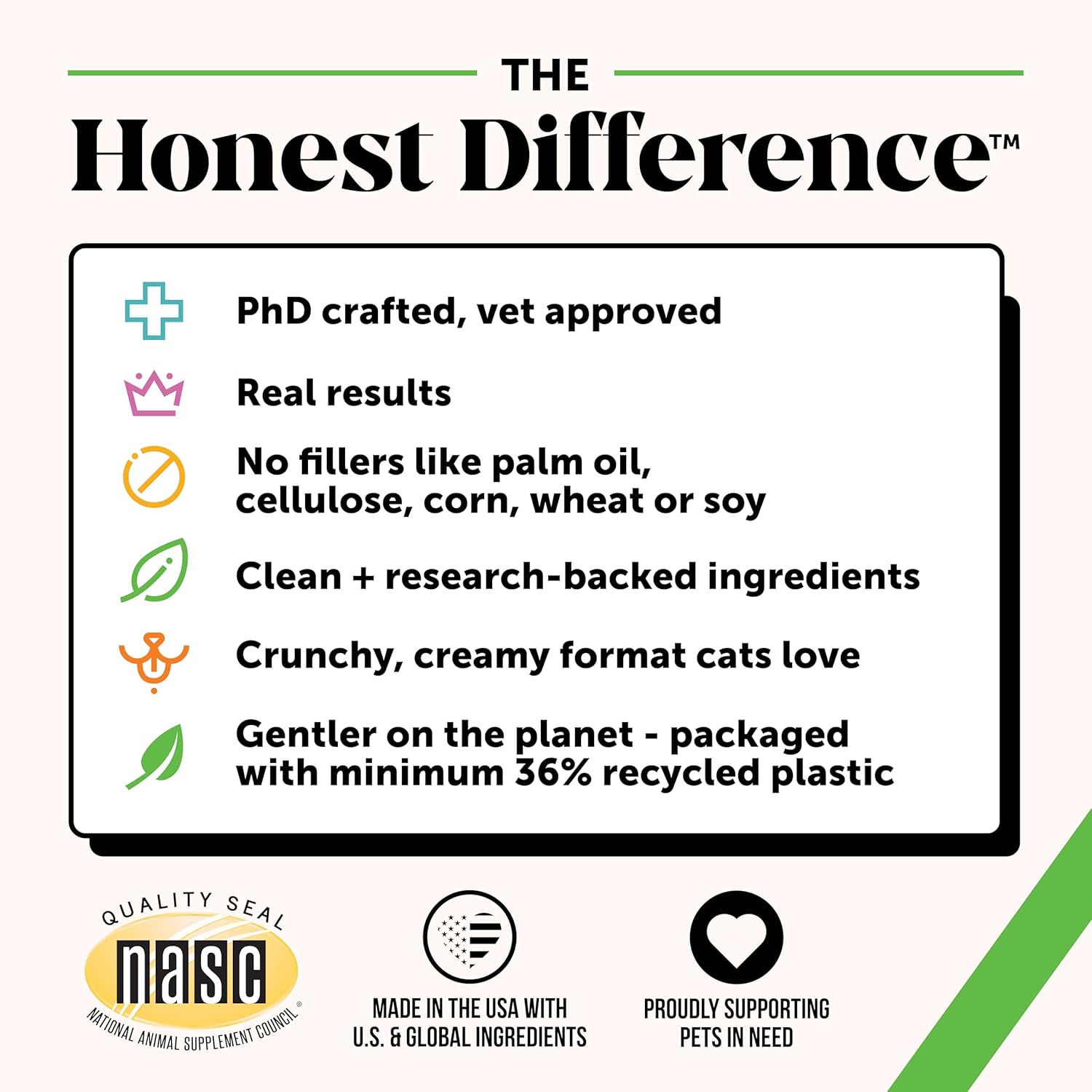 Cat Hairball Support Crunchy & Creamy Chews, Hairball Remedy Treats, Cat Furball Treatment, Supports Skin & Coat, Vitamins for Digestion, Chicken (30-Day Supply) - Happypetzone.online - Image 7