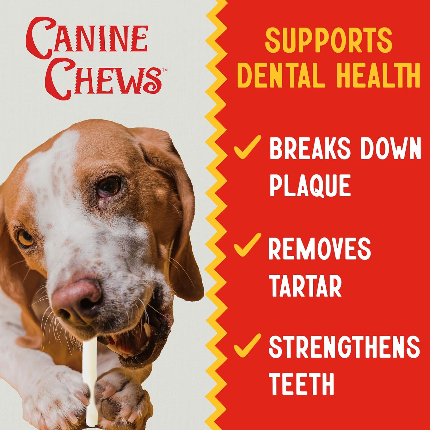 Canine Chews 10-11" Retriever Stick Rolls Rawhide for Dogs Skinny Sticks for Small Aggressive Chewing Dogs (50 Pack) - Happypetzone.online - Image 6