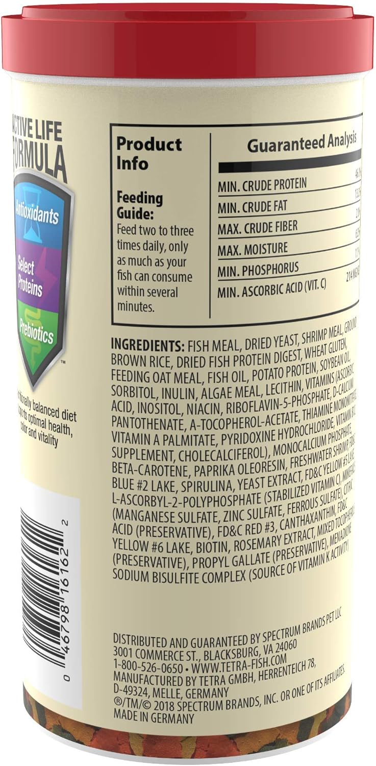 Tetra ColorPlus Fish Food Flakes, Tropical Flakes With Natural Color Enhancers, 7.06 Ounce - Happypetzone.online - Image 2