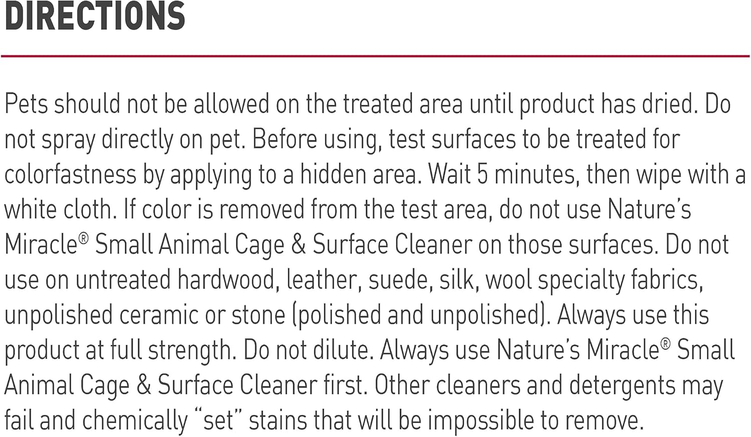 Nature’s Miracle Small Animal Cage and Surface Cleaner, Bio-Enzymatic Cleaning Formula, Destroy Tough Stains and Odors, 24 Ounces - Happypetzone.online - Image 4