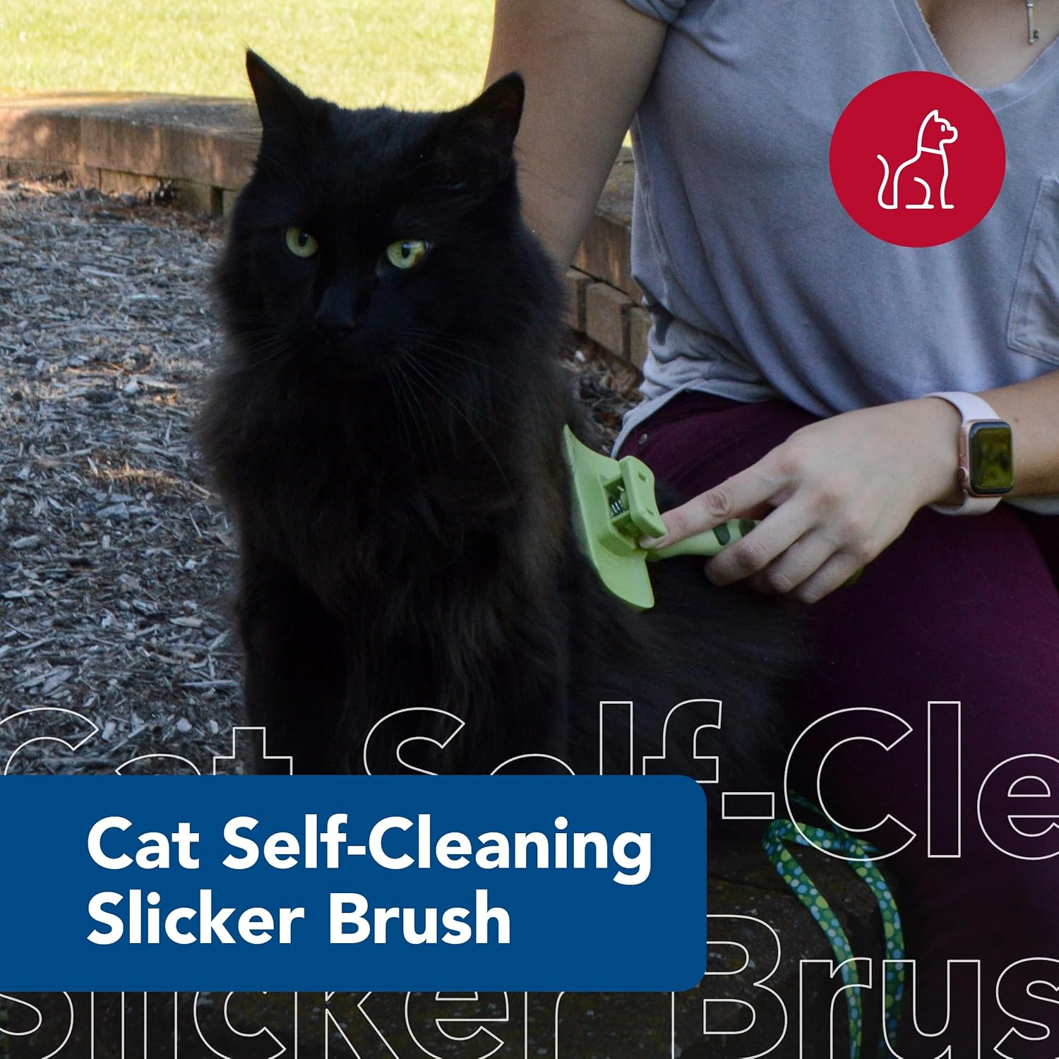 Coastal Pet Safari - Cat Self-Cleaning Slicker Brush - Cat Grooming Supplies - Happypetzone.online - Image 2