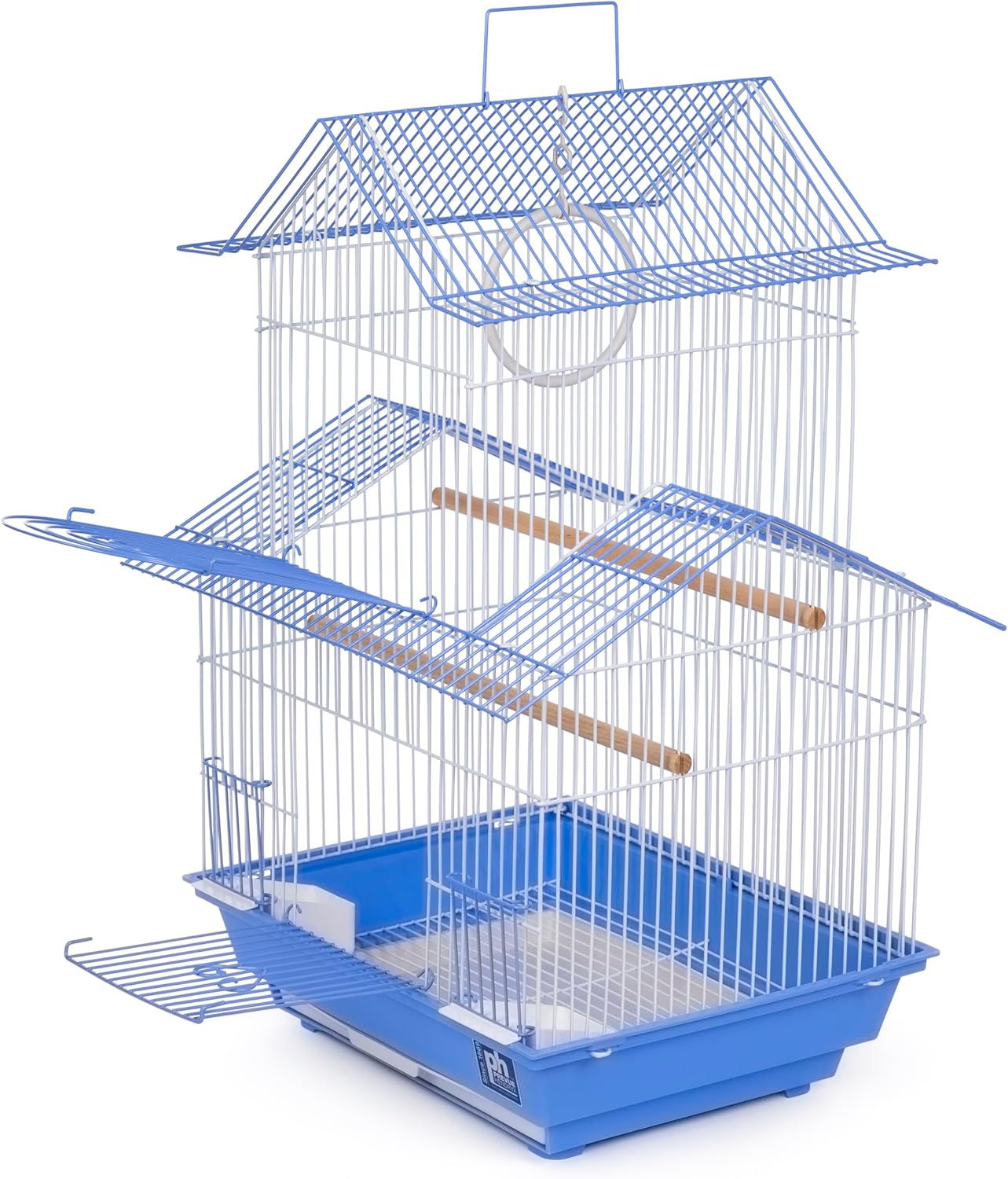 Prevue Hendryx SP1720-2 Shanghai Parakeet Cage, Blue and White - Happypetzone.online - Image 3