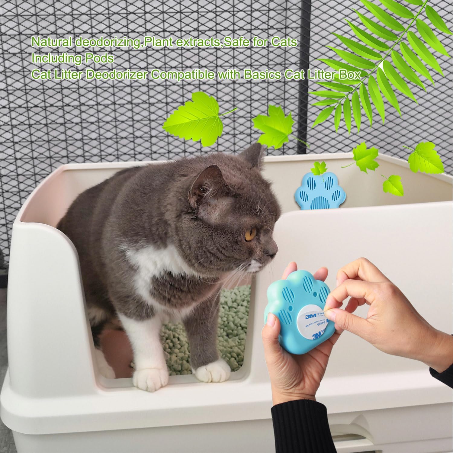 6 Pack Pet Odor Eliminator,Cat Litter Box Odor Deodorant Gel Suitable Compatible with PuraMax 2,PuraMax & MAX PRO and basics cat litter box - Happypetzone.online - Image 7