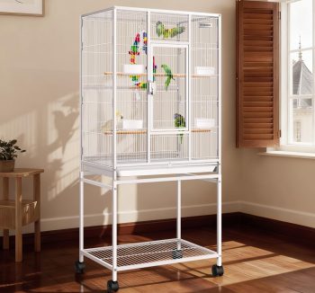 bird cage with stand