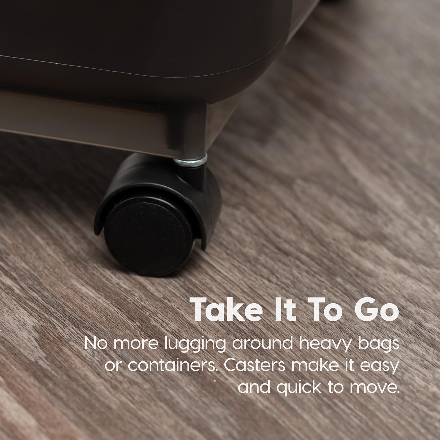 IRIS USA Airtight Dog Food Storage Container, WeatherPro, Up to 40 lbs, Removable Wheels, for Dog Cat Bird and Other Pet Food Storage Bin, Keep Fresh, Translucent Body, Made in USA, Smoke/Black - Happypetzone.online - Image 10