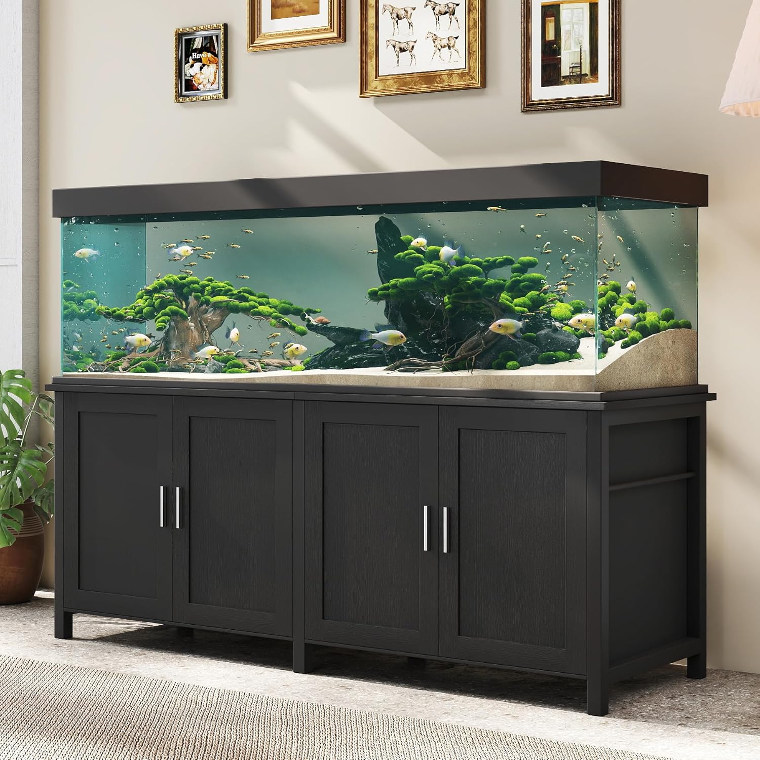Miereirl 180-200 Gallon Fish Tank Stand, Heavy Duty Aquarium Stand,Fits 125/150/180/200 Gallon Tank Stand, Cabinet Storage for Fish Tank, Turtle Tank, Reptile Terrarium, 2200 lb Capacity - Happypetzone.online - Image 8