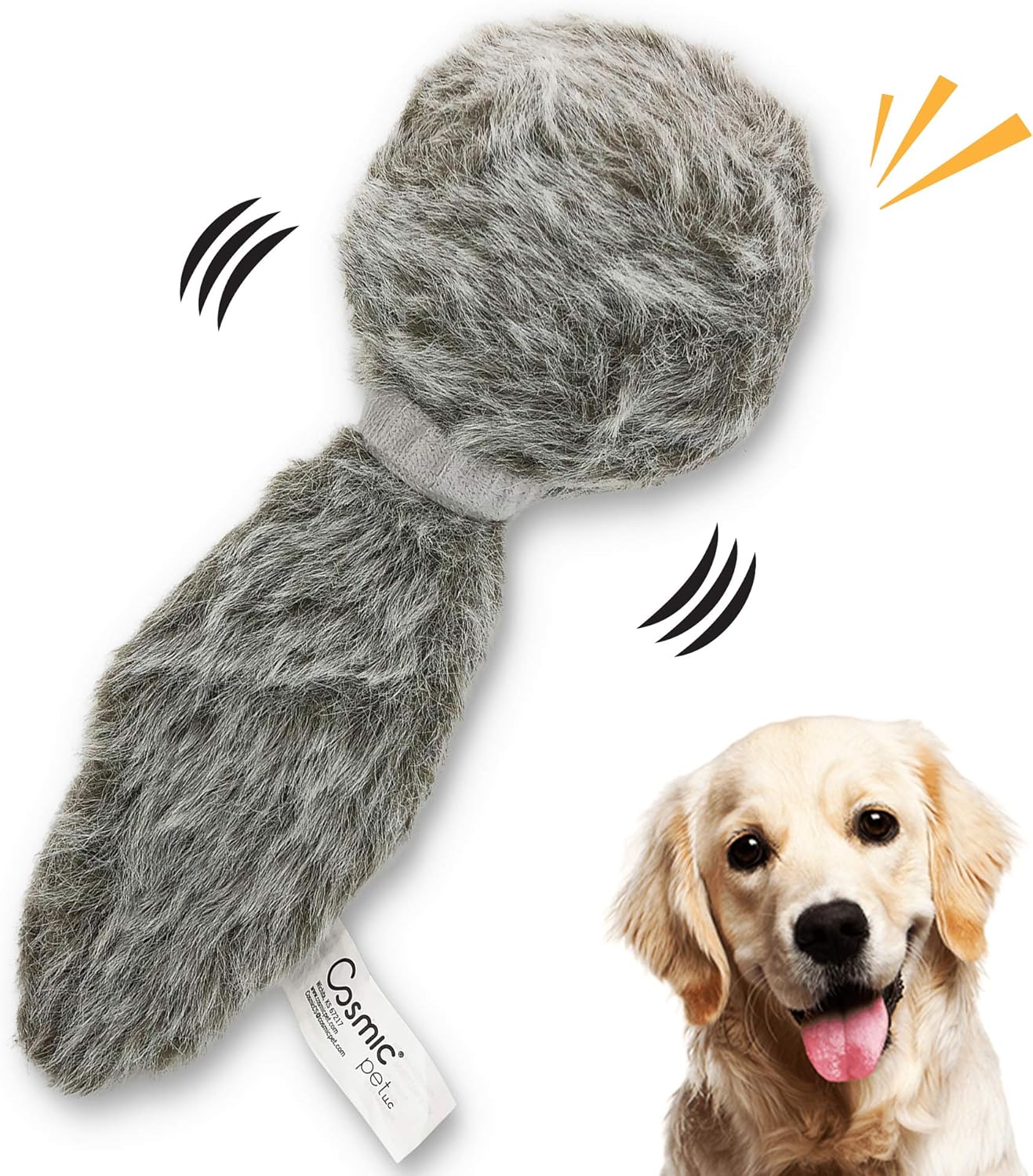 Hyper Pet Doggie Tail Interactive Plush Automatic Dog Toys, Durable, Wiggles, Vibrates, and Barks, Batteries Included, for All Dog Breeds, Boredom Buster - Happypetzone.online - Image 10
