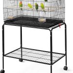 bird cage with stand