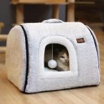 cat bed cave