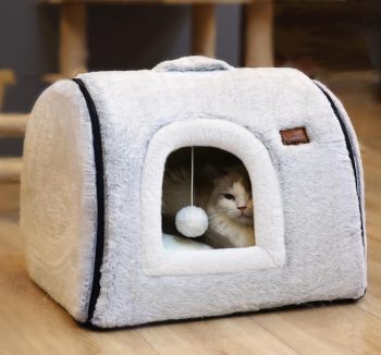 cat bed cave