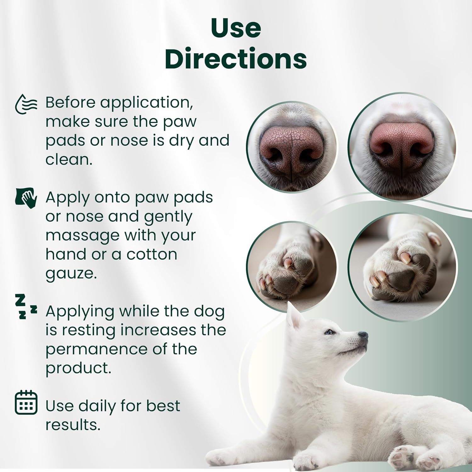 Bio PetActive Paw & Nose Balm for Dogs - 100% Natural Lick-Safe Moisturizing Balm with Vitamin E-Rich Olive Oil, Calendula & Beeswax - Helps Protect, Heal & Soothe Dry Cracked Paws & Nose - 1.75 oz - Happypetzone.online - Image 5