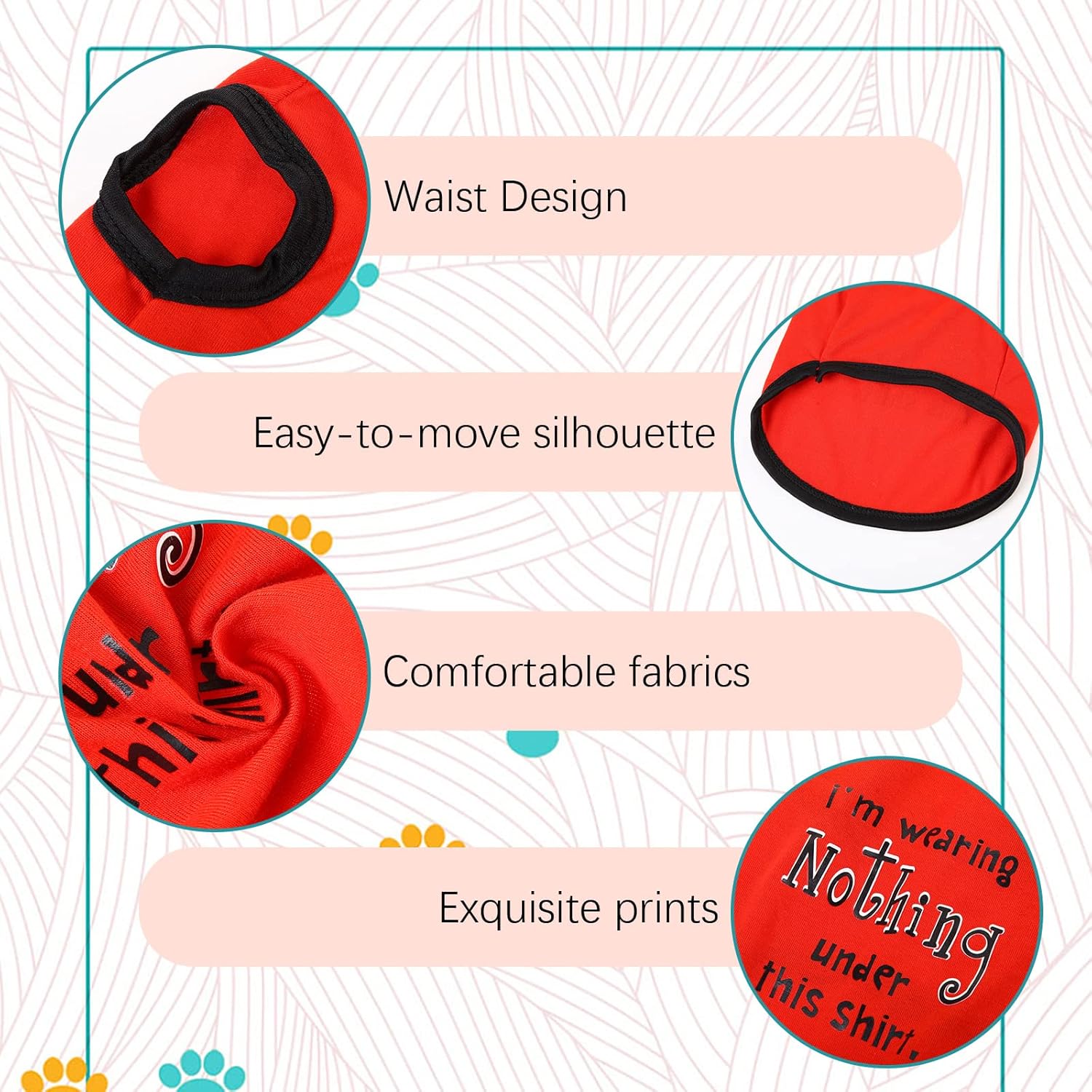 12 Pieces Dog Shirts Pet Printed Clothes with Funny Letters Summer Pet T Shirts Cool Puppy Vest Breathable Dog Outfit Soft Cat Sweatshirt for Chihuahuas Cats Accessories, 12 Styles(Large) - Happypetzone.online - Image 2